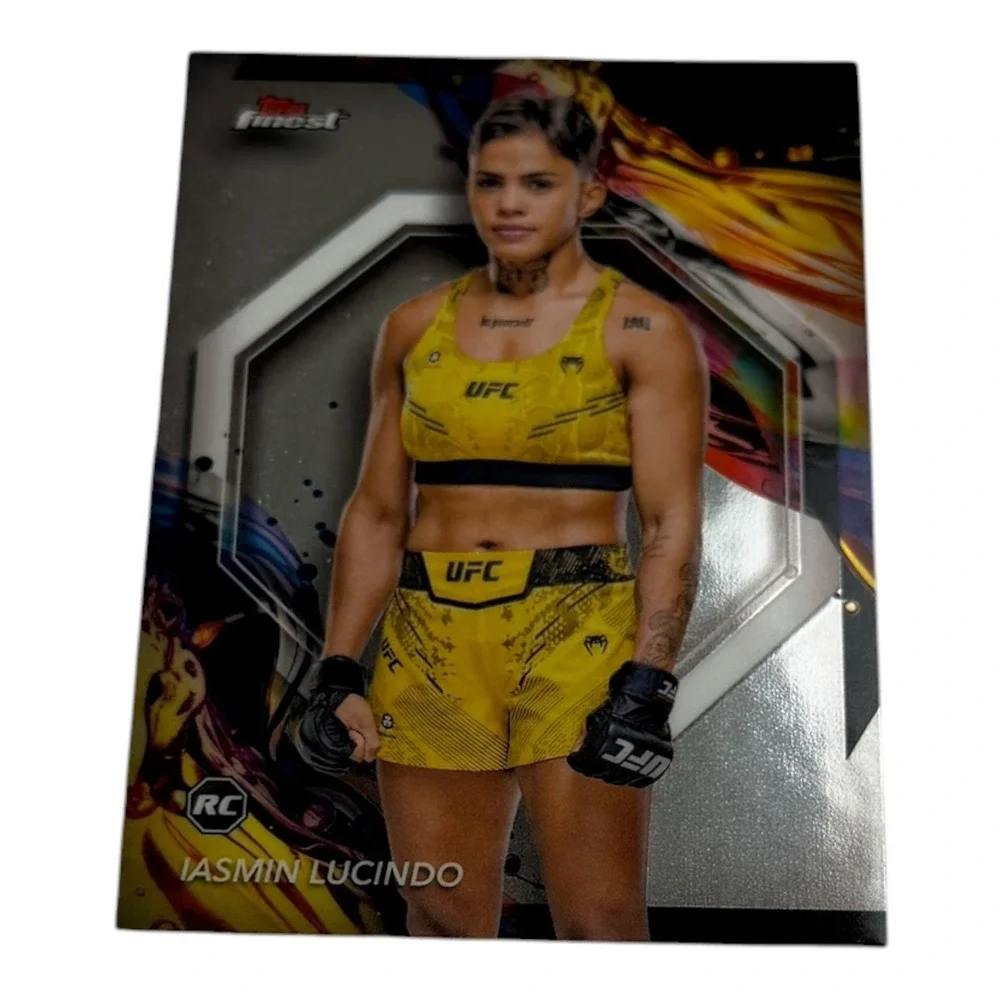 2024 Topps Finest UFC Iasmin Lucindo RC Rookie Card 182 Uncommon Strawweight